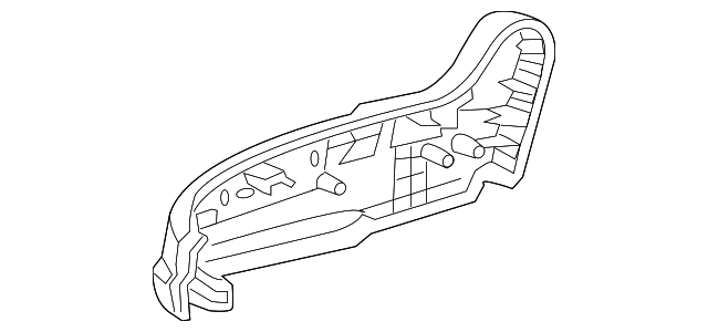 81138-TL2-A01ZA Деталь COVER, R. RECLINING *NH556L* (GRAYGE)