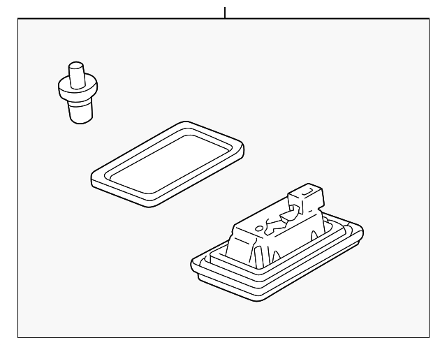 GD7A51270A Деталь LICENSE LAMP, LEFT