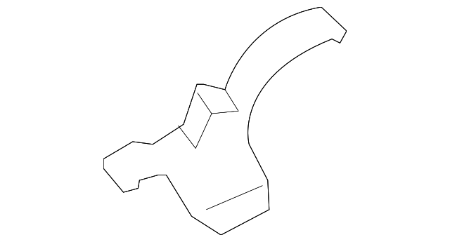 71876-42050-B1 ADJUST COVER, LEFT