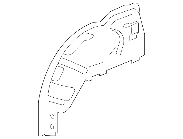 92233479 Деталь INNER WHEELHOUSE, LEFT