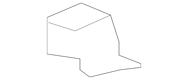92202975 Деталь OUTER WHEELHOUSE INSULATOR, LEFT