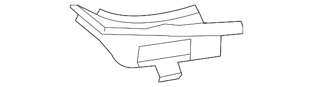 92244585 Деталь EXTENSION PANEL, RIGHT