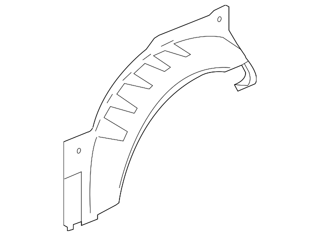 22842060 Деталь OUTER WHEELHOUSE, RIGHT