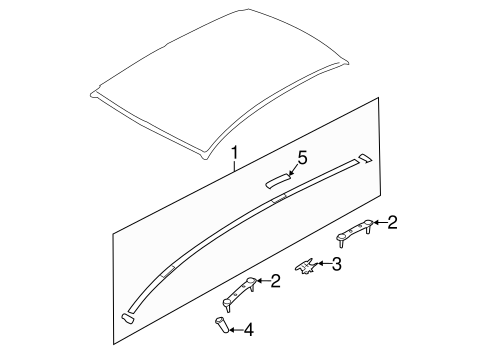Impreza EXTERIOR TRIM - ROOF