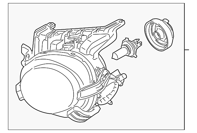 26010-1KM0A Деталь HEADLAMP ASSY, RIGHT