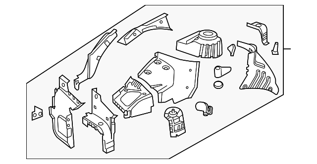 22745469 Деталь APRON ASSY, RIGHT