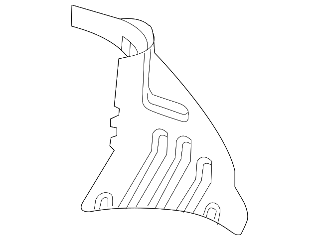 13327830 Деталь REAR PANEL, RIGHT