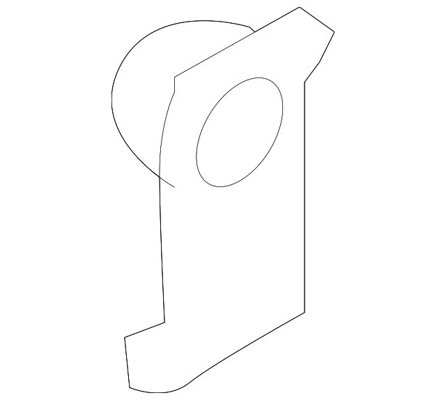 D350-58-502 Деталь MOVEABLE GLASS HOLDER, RIGHT
