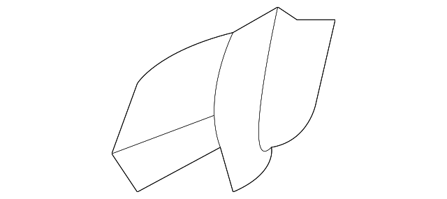 87219-2G000 Деталь ROOF MOLDING REAR CAP, LEFT