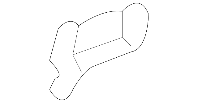 87218-2G000 Деталь ROOF MOLDING FRONT CAP, LEFT