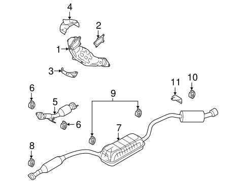 3 EXHAUST COMPONENTS