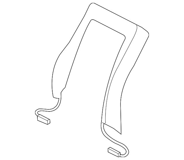 4H0963567 Деталь SEAT BACK HEATER, LEFT