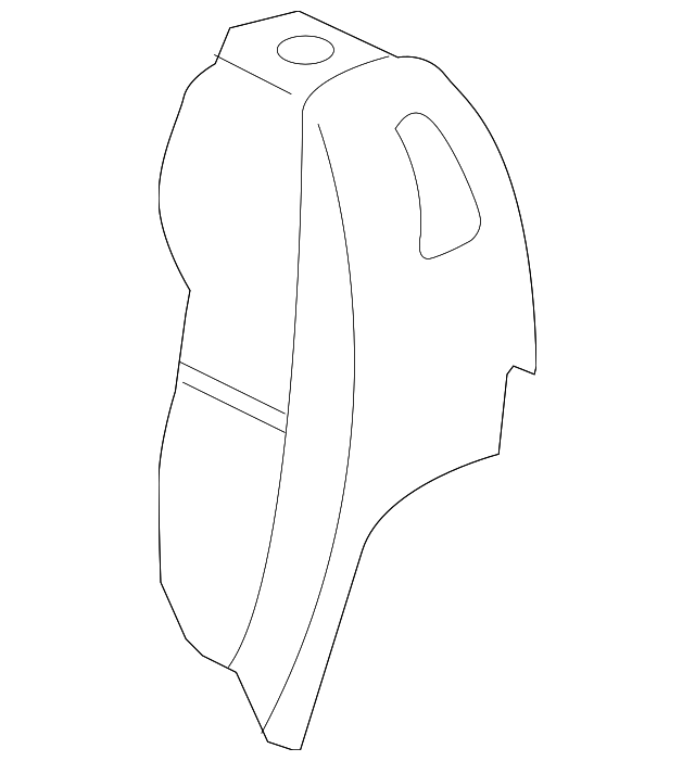 4H0881775 Деталь SEAT BACK PAD, LEFT