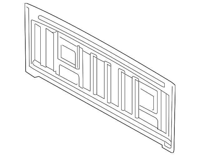 55276534AA Деталь BACK PANEL
