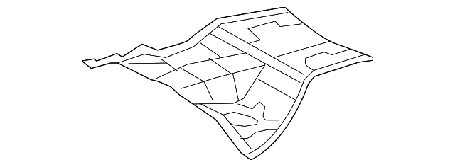 58211-50921 Деталь CENTER FLOOR PAN