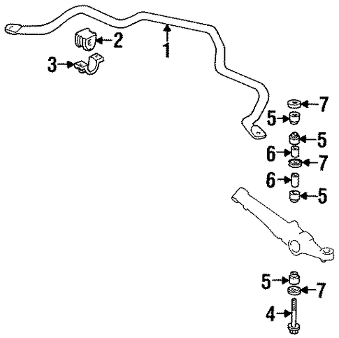 Oasis STABILIZER BAR & COMPONENTS