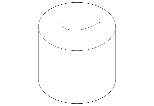 0K53A-56801 Деталь HOOD BUMPER, LEFT