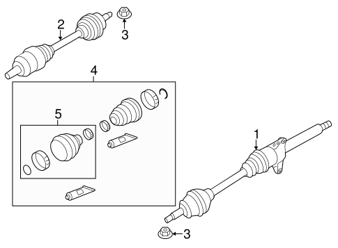 Cooper Paceman DRIVE AXLES