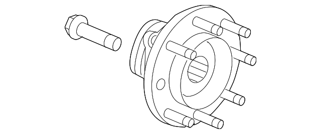 20980075 HUB & BEARING, LEFT