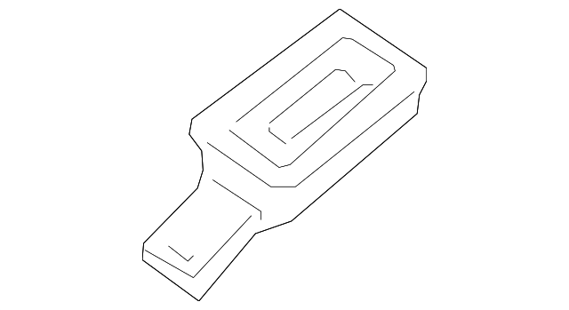 F152-50-9L1C-12 Деталь ROOF MOLDING FRONT CAP, LEFT