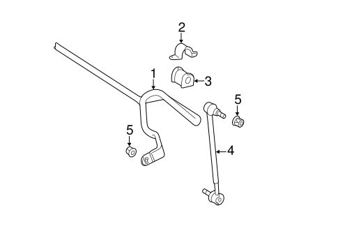 Camry STABILIZER BAR & COMPONENTS