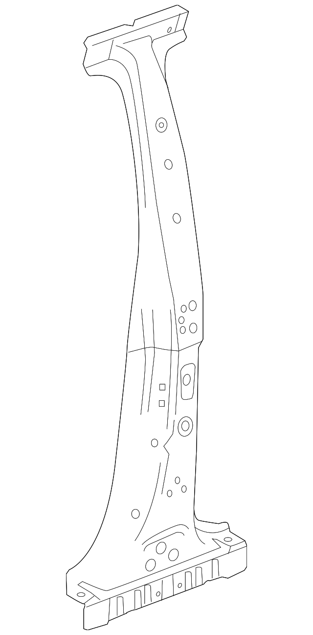 95202811 Деталь CENTER PLR REINF, LEFT