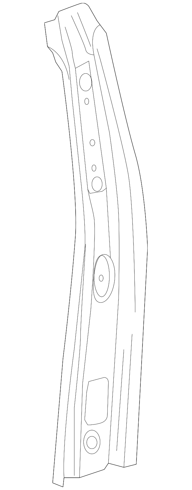 95332066 Деталь INNER CENTER PLR, LEFT