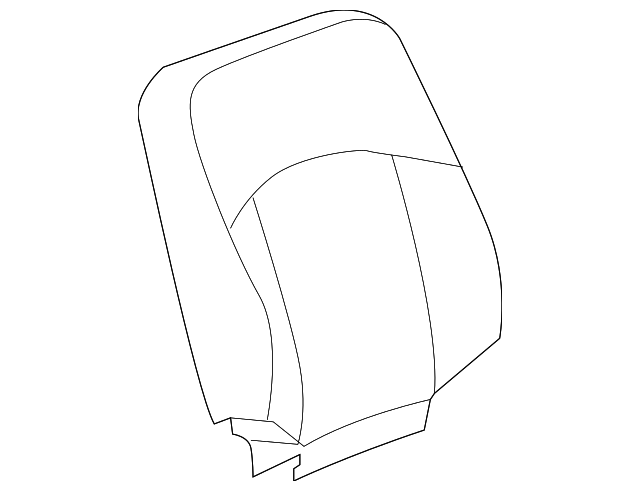 88996207 Деталь SEAT BACK COVER