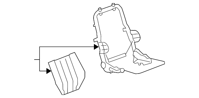 88995762 SEAT BACK FRAME
