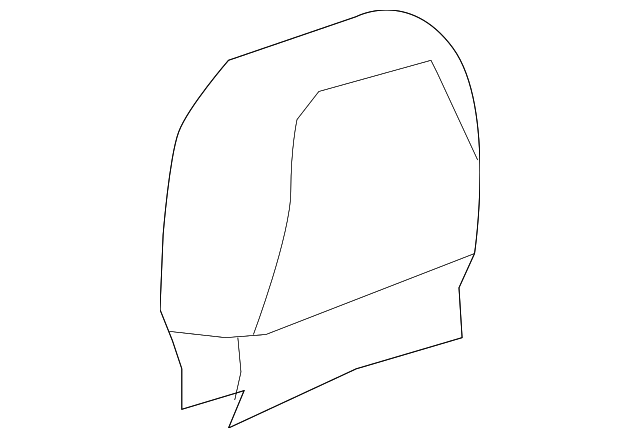 88996229 Деталь HEADREST COVER