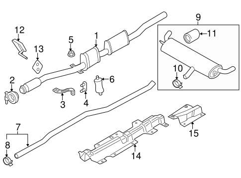 Cooper Paceman EXHAUST COMPONENTS 2