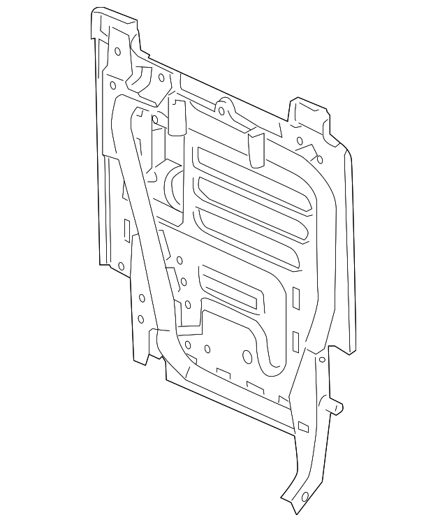 89601-ZP40A Деталь SEAT BACK FRAME, RIGHT