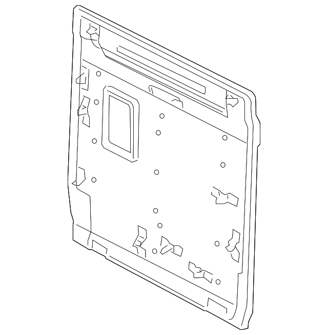 89655-EA000 Деталь BACK PANEL, LEFT
