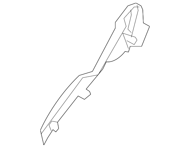 1FK291J3AC Деталь INNER COVER, LEFT