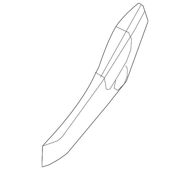 1FJ93ZJ3AD Деталь OUTER COVER, LEFT