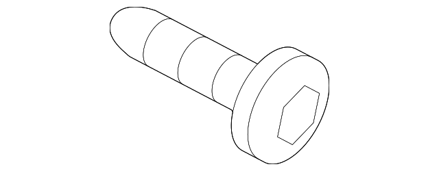 12203-06167B HUB & BEARING SCREW, RIGHT
