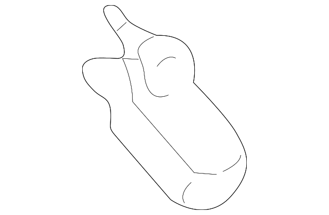GE4T57043B43 Деталь TRACK END COVER, RIGHT