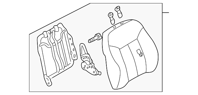B25D88180C43 Деталь SEAT BACK ASSY