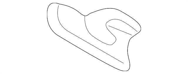 GE4T57053B90 Деталь TRACK END COVER, RIGHT