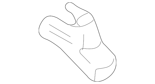 GE4T57044A90 Деталь TRACK END COVER, LEFT