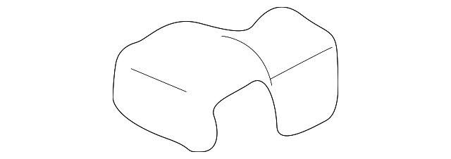 B25D57054B43 Деталь TRACK END COVER, LEFT
