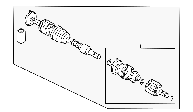 3815A358 Деталь AXLE ASSY