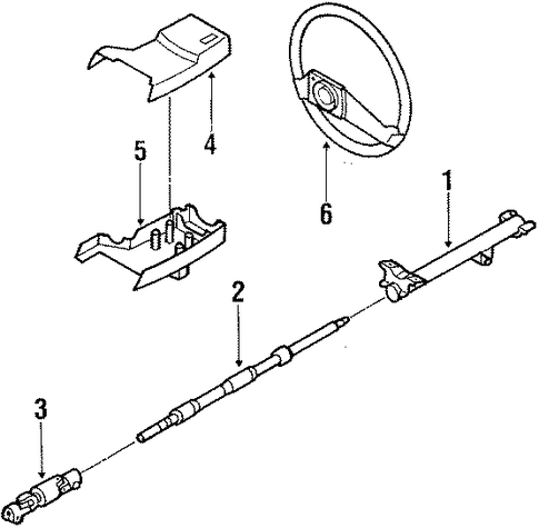 Justy STEERING COLUMN & WHEEL