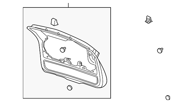 10315562 Деталь UPPER TRIM PANEL