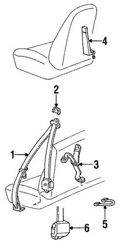 B2300 SEAT BELT