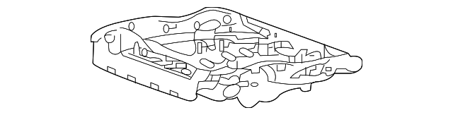 88996321 SEAT FRAME, LEFT