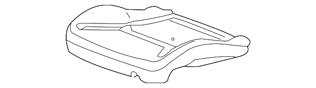 88994645 SEAT CUSHION PAD, LEFT