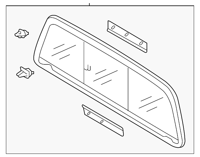 64810-0C070 Деталь BACK GLASS