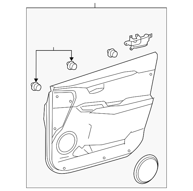 67610-78110-20 Деталь DOOR TRIM PANEL, RIGHT
