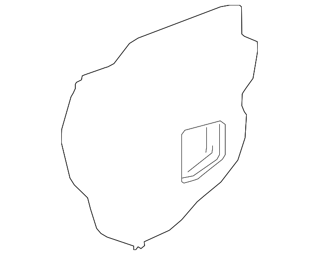 67832-78010 Деталь WATER SHIELD, LEFT